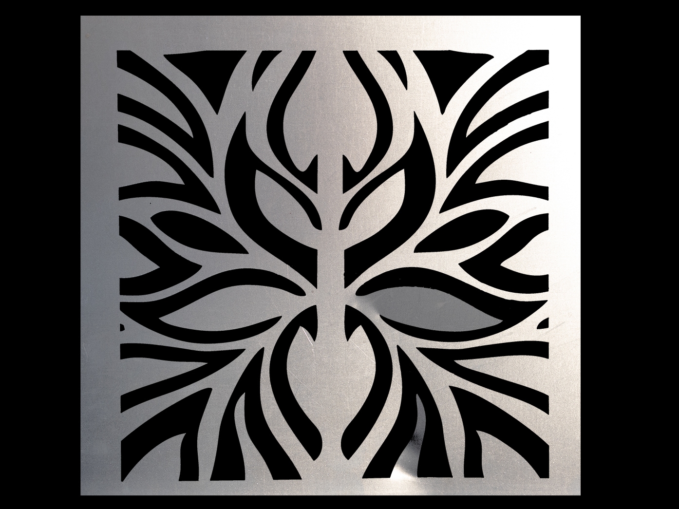 lazer cut metal panel