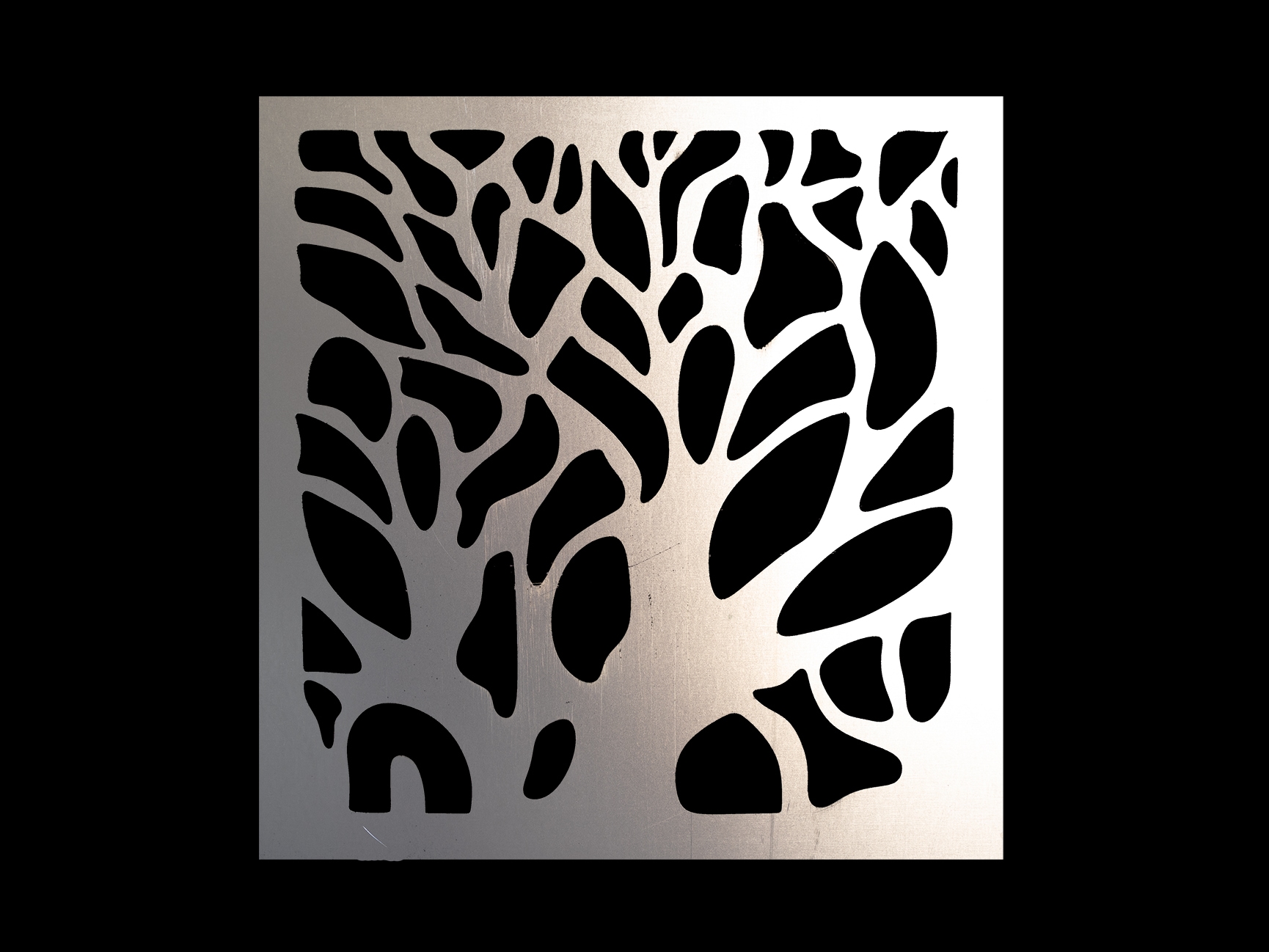 lazer cut metal panel