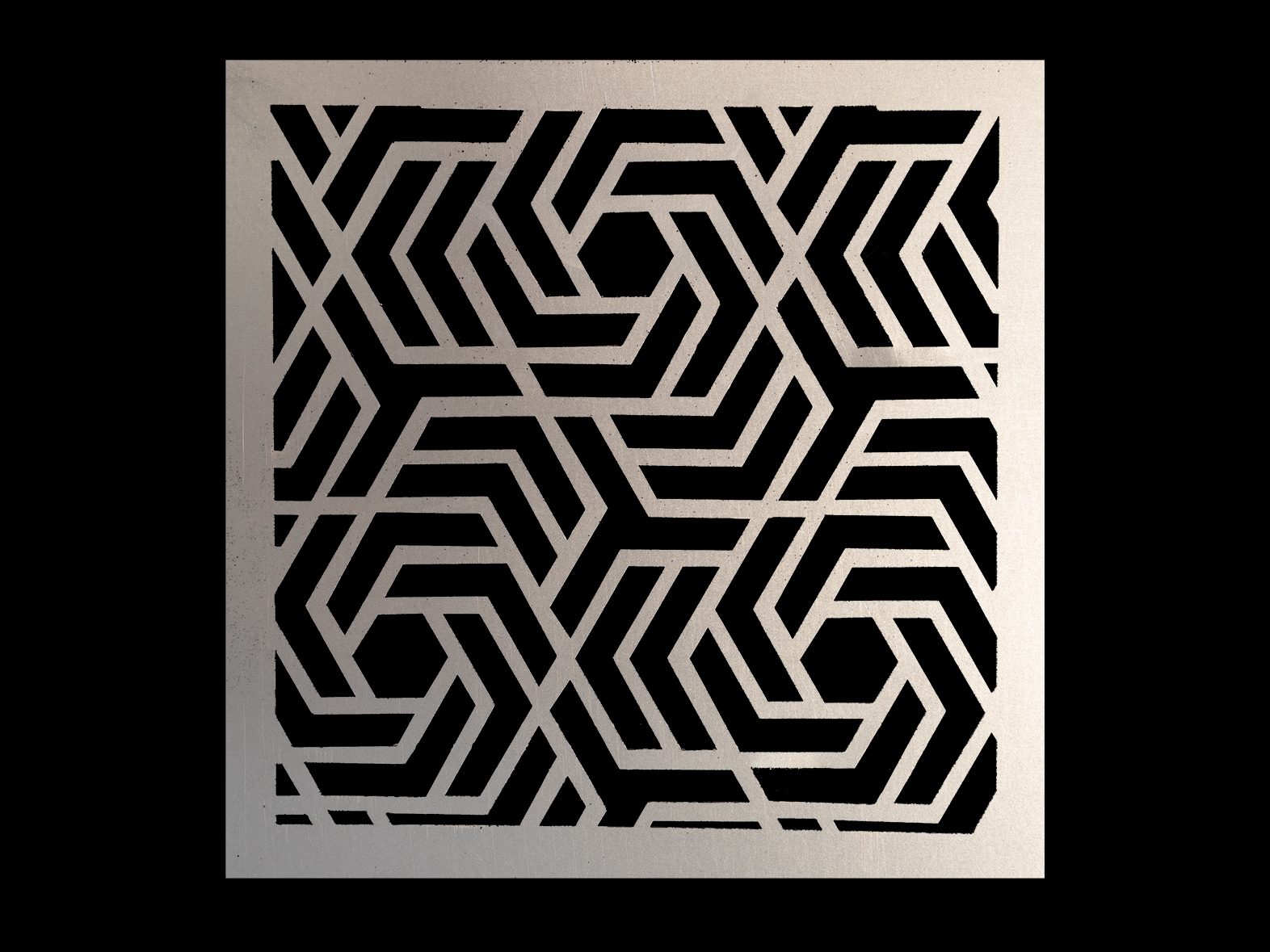 lazer cut metal panel